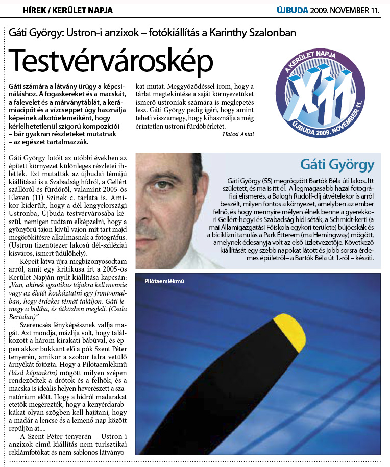 Gy�rgy G�ti: �jbuda November 11.